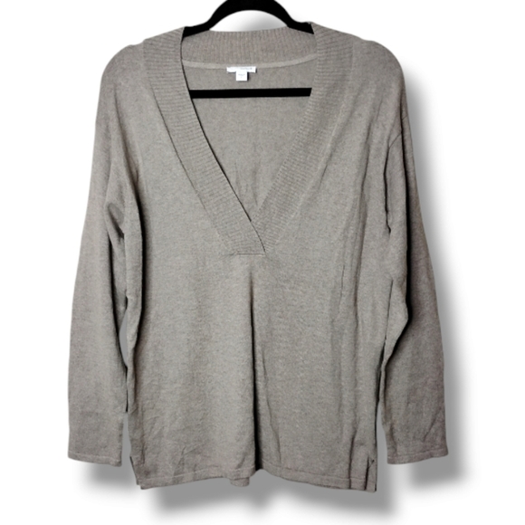 J. Jill Pure Jill Oversized Tunic Sweater Cotton Cashmere Size S Cozy Fall - Picture 1 of 7